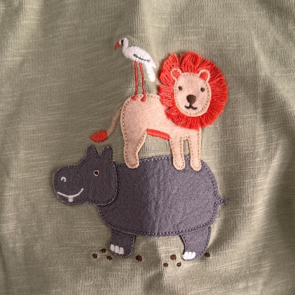 Kids Graphic T-Shirts Set - Blue, Green, Gray bundle size 6-9months - Picture 3 of 7